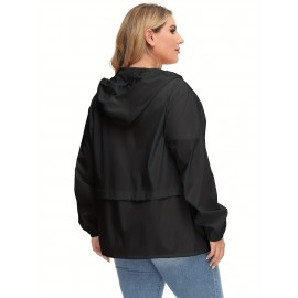 Plus Size Raincoat Women Water Resistant Rain Jacket Packable Outdoor Hooded Windbreaker Plus Size Raincoat Women Water Resistant Rain Jacket Packable Outdoor Hooded Windbreaker