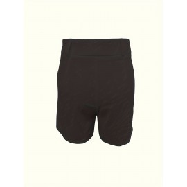 Chic High-Waisted Shorts with Slant Pockets - Versatile Solid Color, Ideal for Spring & Summer, Womens Fashion Essential Chic High-Waisted Shorts with Slant Pockets - Versatile Solid Color, Ideal for Spring & Summer, Womens Fashion Essential